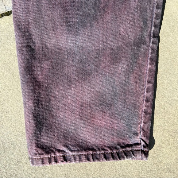 SOLD - Y2K Hand Dyed Baggy Distressed Jeans Reworked Upcycled - Picture 11 of 13
